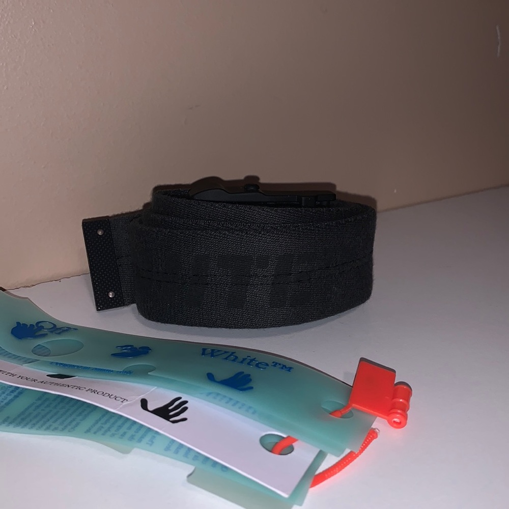 OFF WHITE ARMY INDUSTRIAL BELT